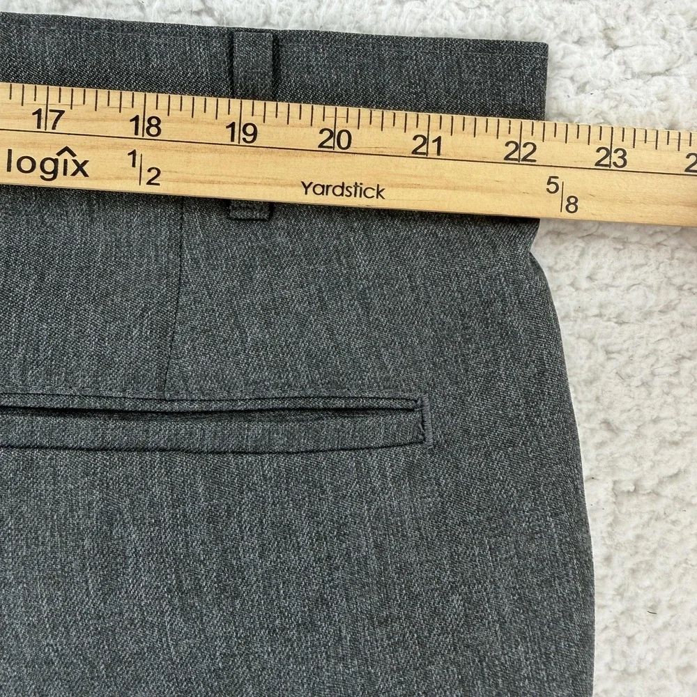 Levis Action Slacks Pants Mens 46x32 (46x27)‎ Gray Flat Front Dress Slacks